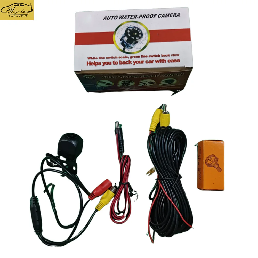 Car Rear View Camera Night Vision Reversing Auto Parking Camera IP68 Waterproof CCD LED Auto Backup Monitor 170 Degree HD Image