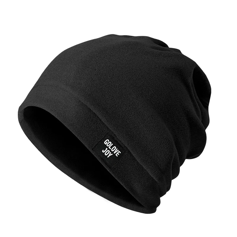 REXCHI DMZ63 Winter Moisture Wicking Fleece Sport Cap Hat Cycling Running Riding Winter Hat Bike Bandana Cap