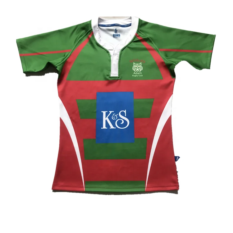 New Model Wholesale Latest Design Rugby Jersey Wear Football Wear Uniforms Printing Sublimation Rugby Jersey