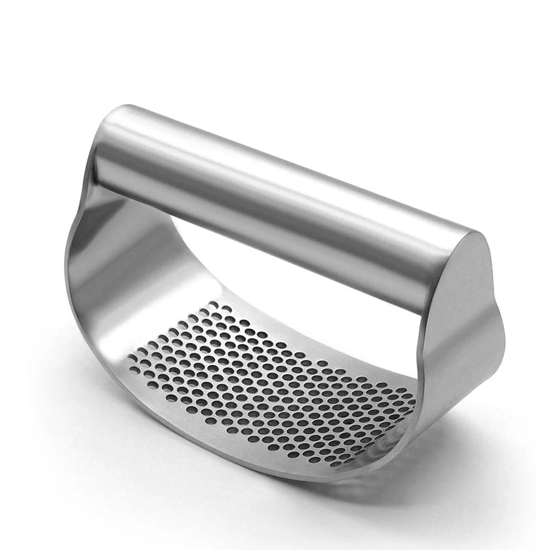 Food Safe Stainless Steel Kitchen Garlic Mincer Press