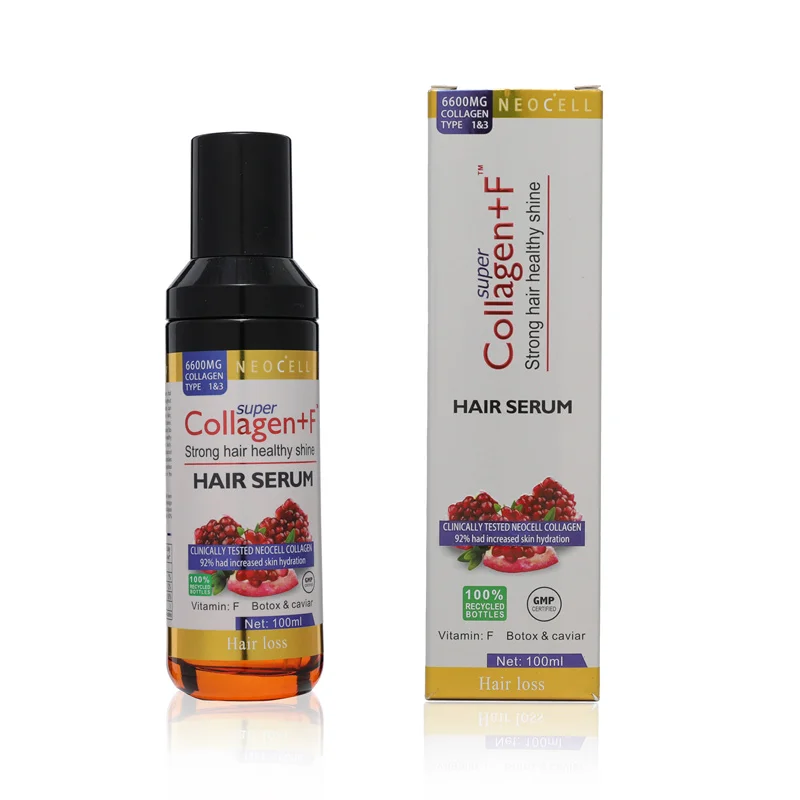 Professional Moisturizing Collagen Strong Hair Healthy Shine Hair Serum Vitamin F Repair Hair Essential Oil