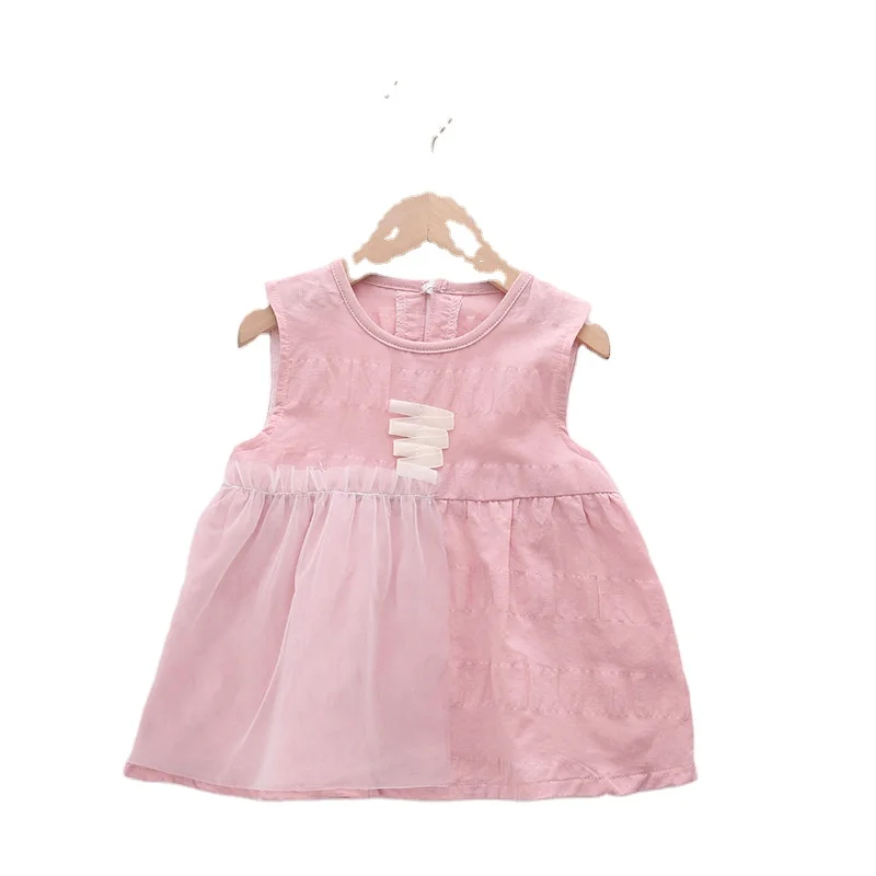 
2021 Kids Baby Girl Cotton Dresses Summer Children Clothes with Print for Toddler Girls clothing sets 