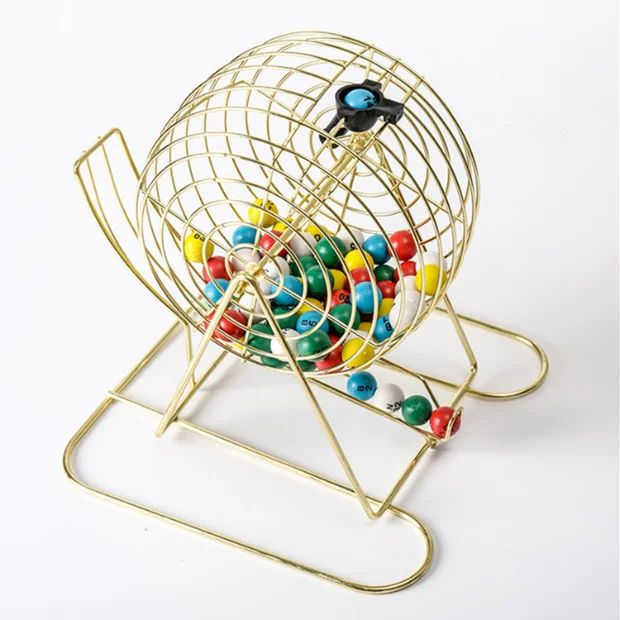 Party Interactive Toys Gambling Game Bingo Game Bingo Emcee Master Banquet Event Lottery Machine With 75 Balls