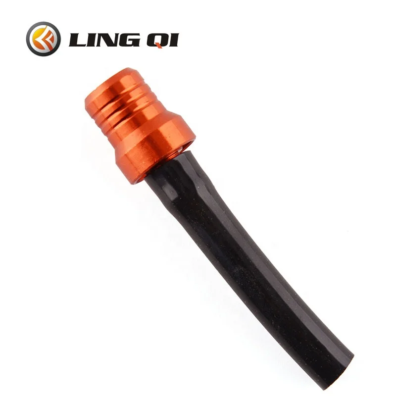 Motorcycle Gas Fuel Cap Single Way Valves Vent Breather Hoses Tubes For Motocross ATV Quad Dirt Pit Bike Fuel Tank Breather Pipe