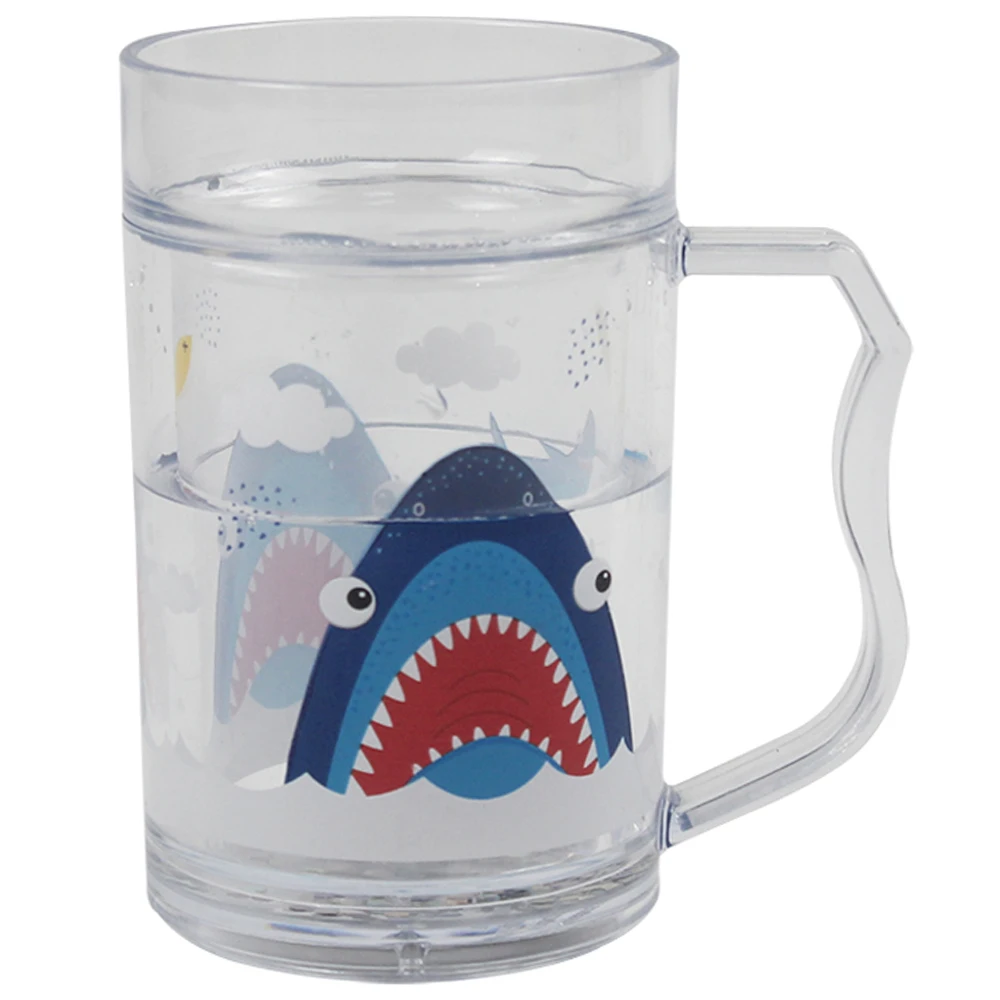 Customized Design Ice Travel Mug Water Cup Plastic Summer Kids Water Cups Of Drinking With Handle