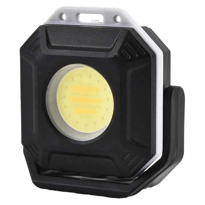 Johold New mini keychain light multi-gear adjustable portable lighting COB flash flashlight with magnetic work light