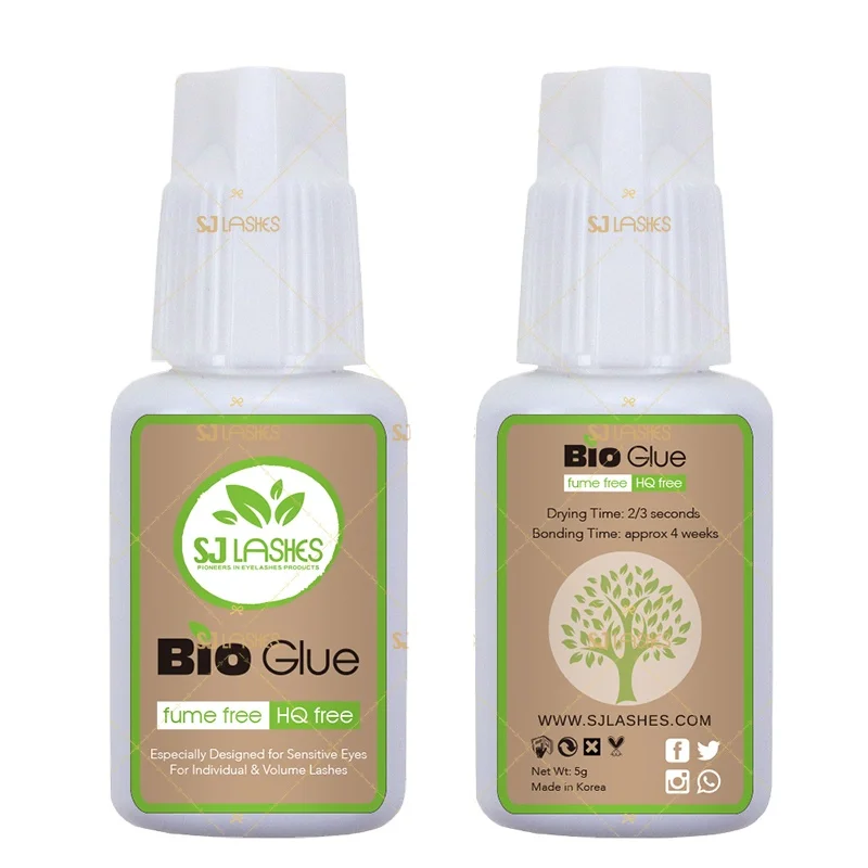 5g ECO Lash Adhesive Glue For SENSITIVE Eyes VEGAN BIO Glue For Eyelashes Extension Lashes Supplies With Own Logo