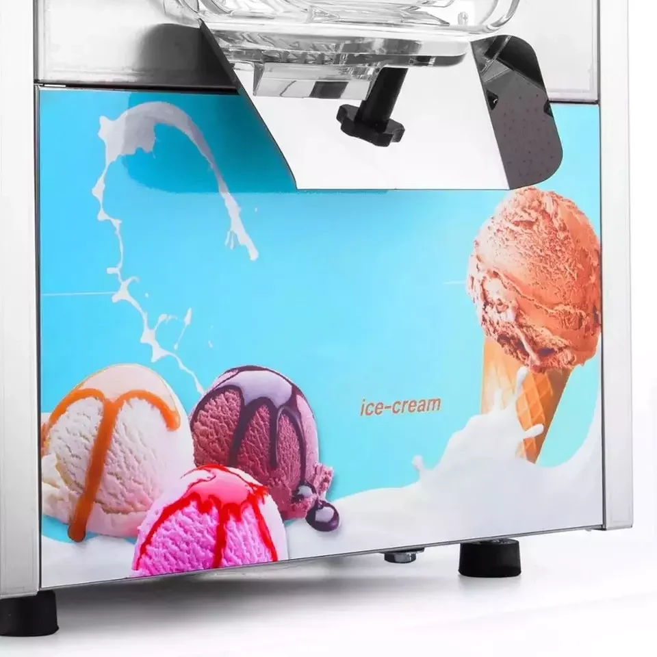 Commercial Table Top Hard Ice Cream Machine Turkish Hard Ice Cream Machine Batch Freezer