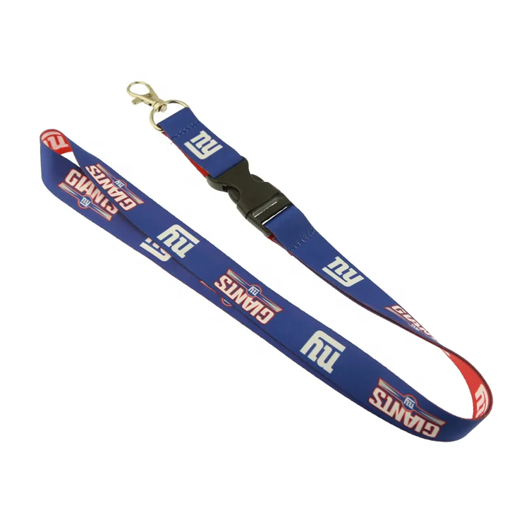 Custom polyester lanyards sublimation bulk cheap lanyard with carabiner hook