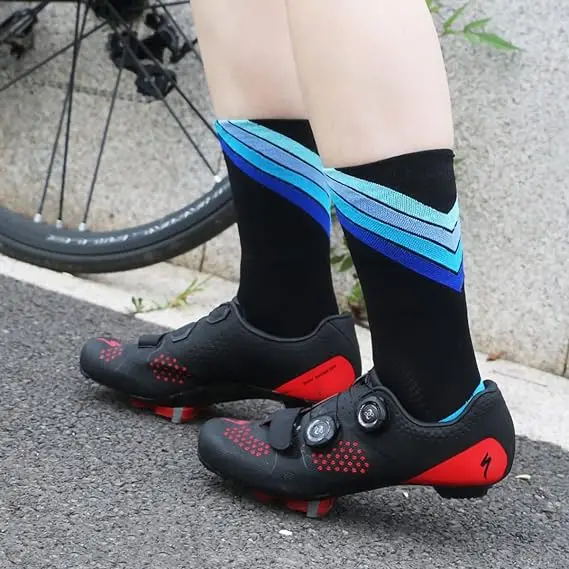 High Quality Custom Cycling Socks Breathable Crew Sports Socks