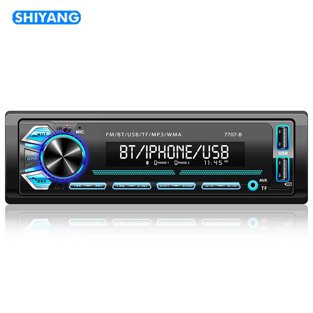 Professional Factory Universal 1 Din USB/FM/BT MP3 Multimedia Stereo Player Single Din Car MP3 Player