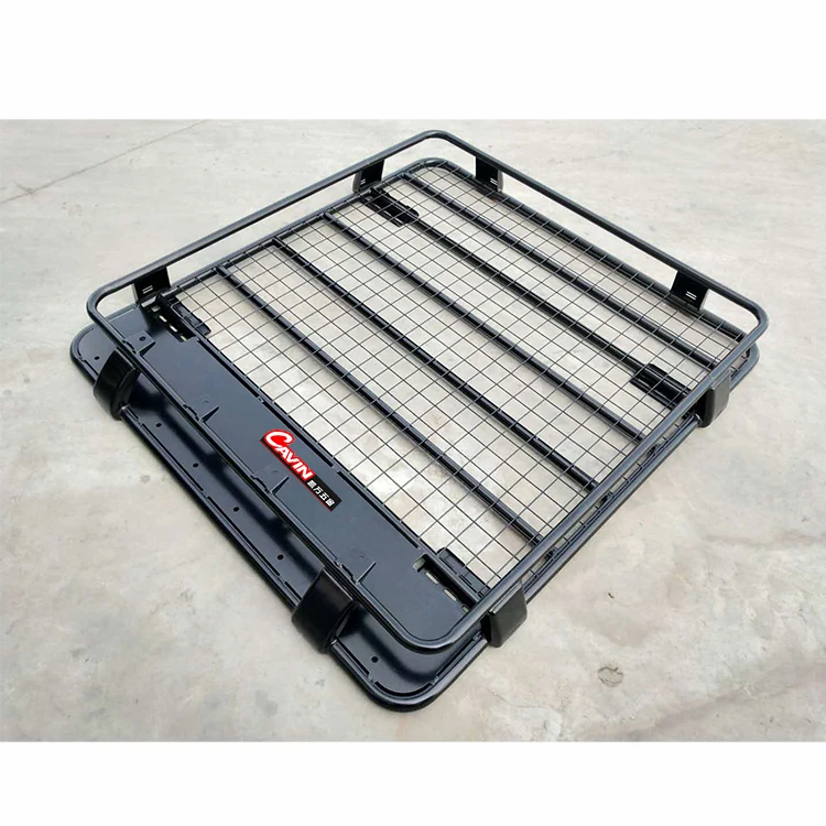 Universal Car Accessories Black Customized Steel Roof Rail Roof Racks For 4x4 Toyota Fortuner
