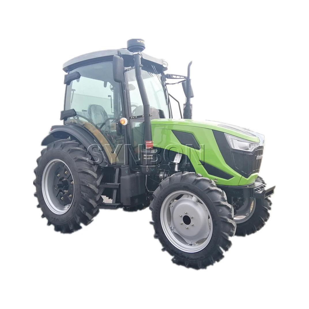 SYNBON New 100 HP High-Powered  Farm Tractor With Big Drive Cabin