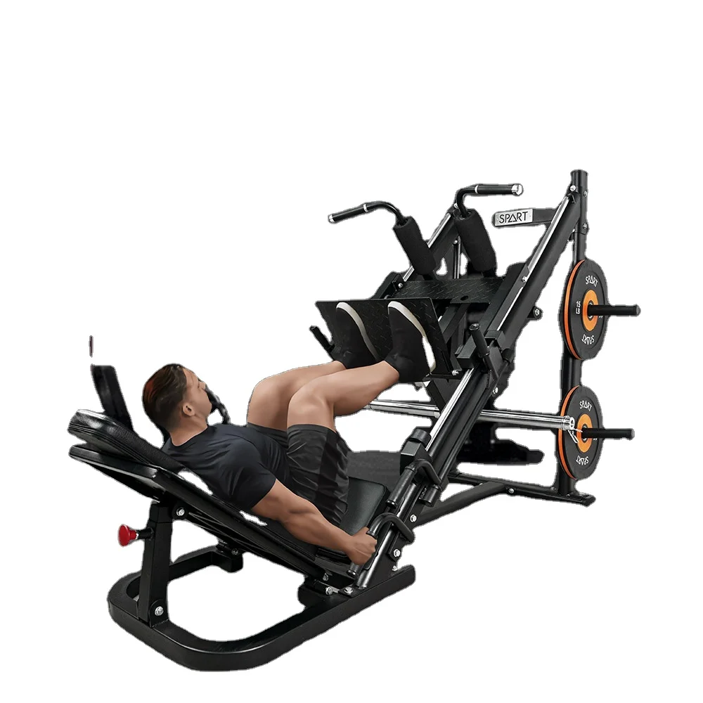 Pressing Legs Machine, Leg Press Machine With Weight Stack, Gym 45 Degree Hack Squat Leg Press Machine