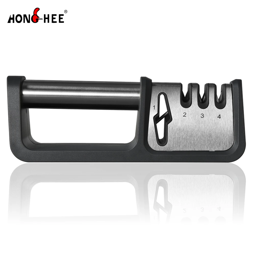 Top Seller Kitchen Knife Scissor Sharpener Knife Sharpeners 4 Stage Kitchen Knife Sharpening Machine