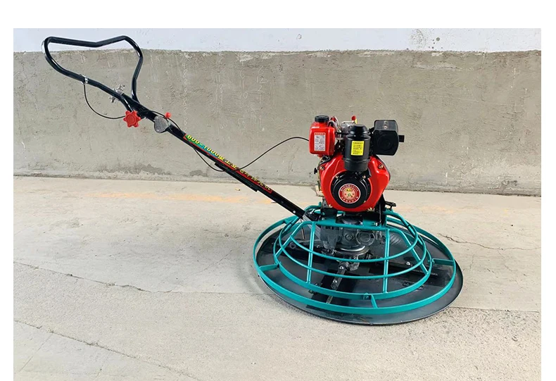 Hand Push Gasoline Trowel Petrol Powered Trowel Concrete Pavement Polisher