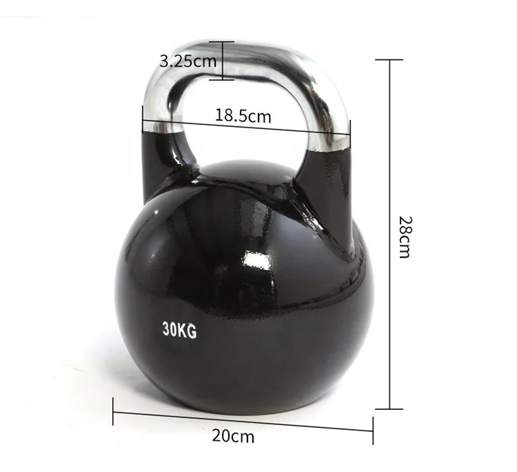 Wholesale 36kg Pink Chrome Handle Rising New Adjustable Competition Kettlebells Competition Set China Fitness Gym