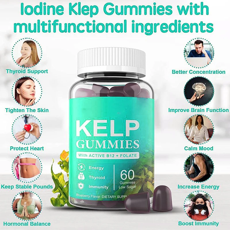 Tyrosine Gummies Amino Acid Immunity Booster L-Tyrosine Improve Mood Energy Thyroid Support Gummy Bear