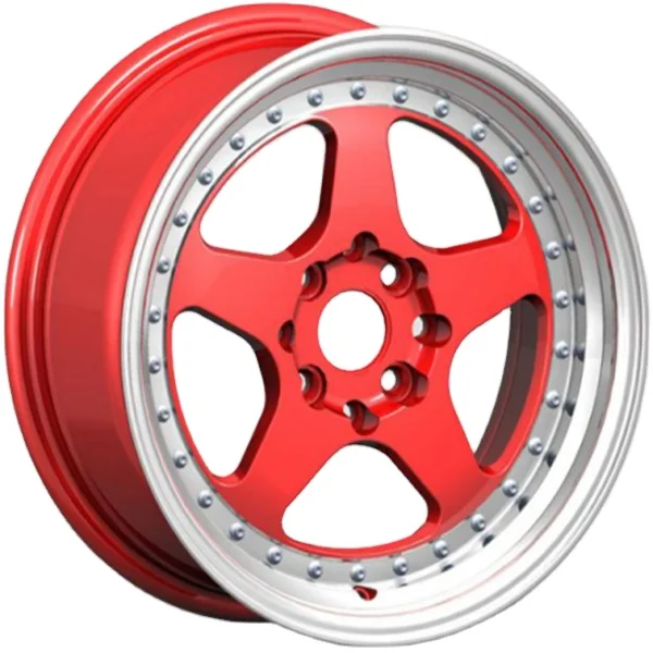 new design  Alloy wheels chinese made 15 18 inch 4hole 4*100 hole rays volk racing car alloy wheels