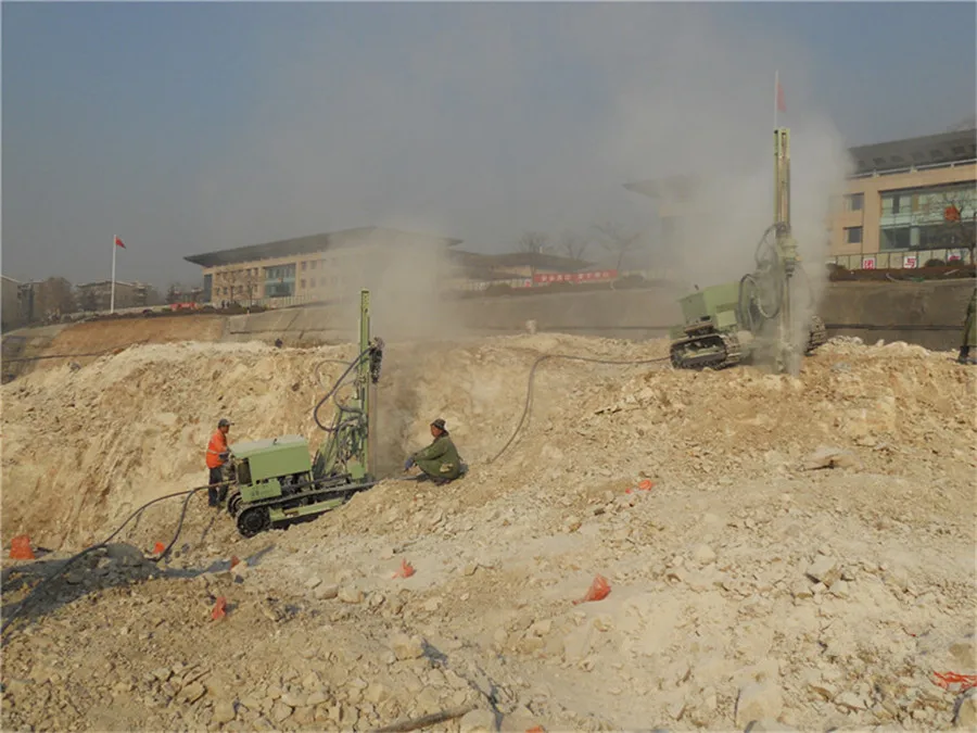 Дизельный двигатель буровая установка для горного карьера используемая очистки отверстий