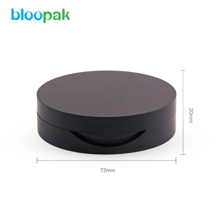 cc cream cushion plastic round compact powder container air cushion