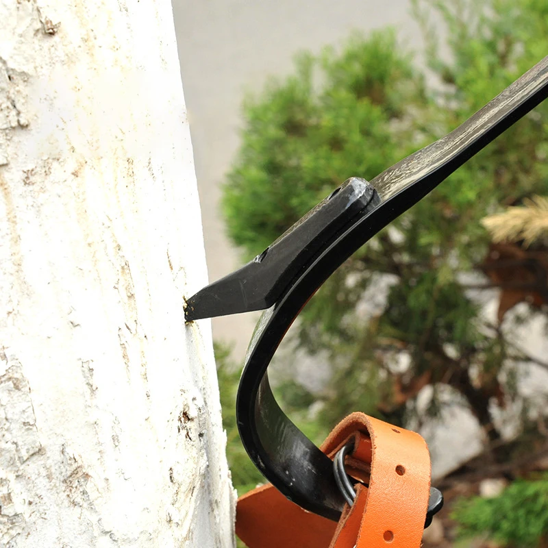 upright climbing equipment climbing spikes set claw tree climbing tool wit safety belt