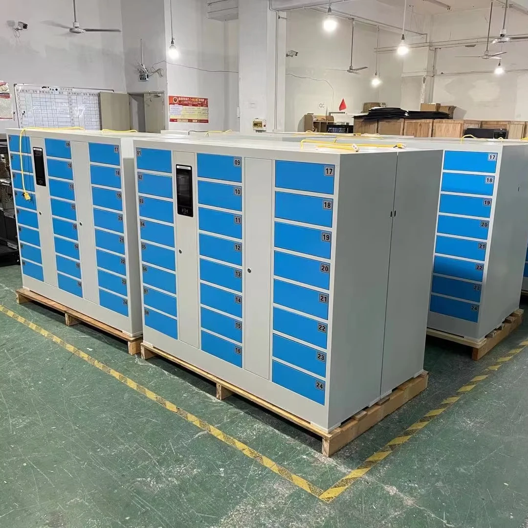 Storage Locker Smart Charging Cabinet Cell Phone Tablet Trolley