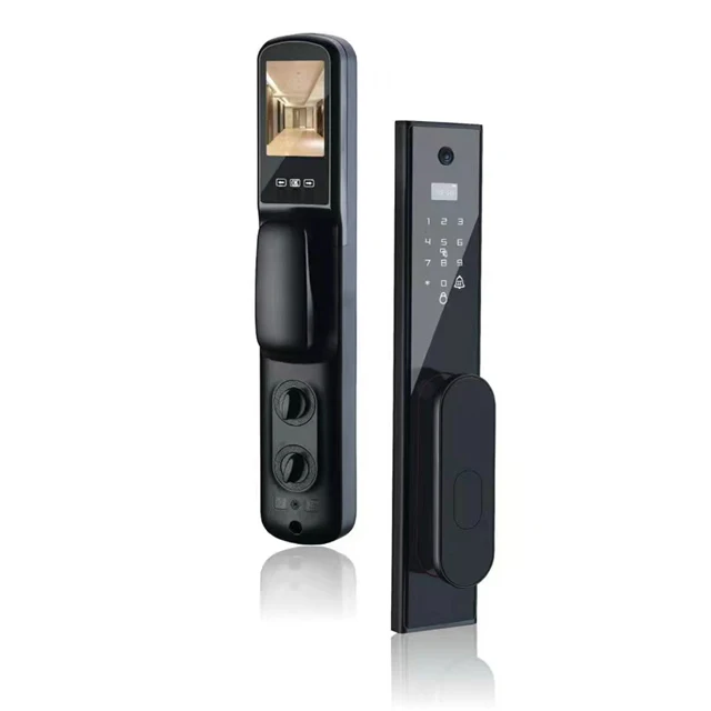 Oem High Performance Doorbell Camera Smart Door Locks Electronics Fingerprint Fully Auto Deadbolt Smart Door Lock Wifi Tuya Lock
