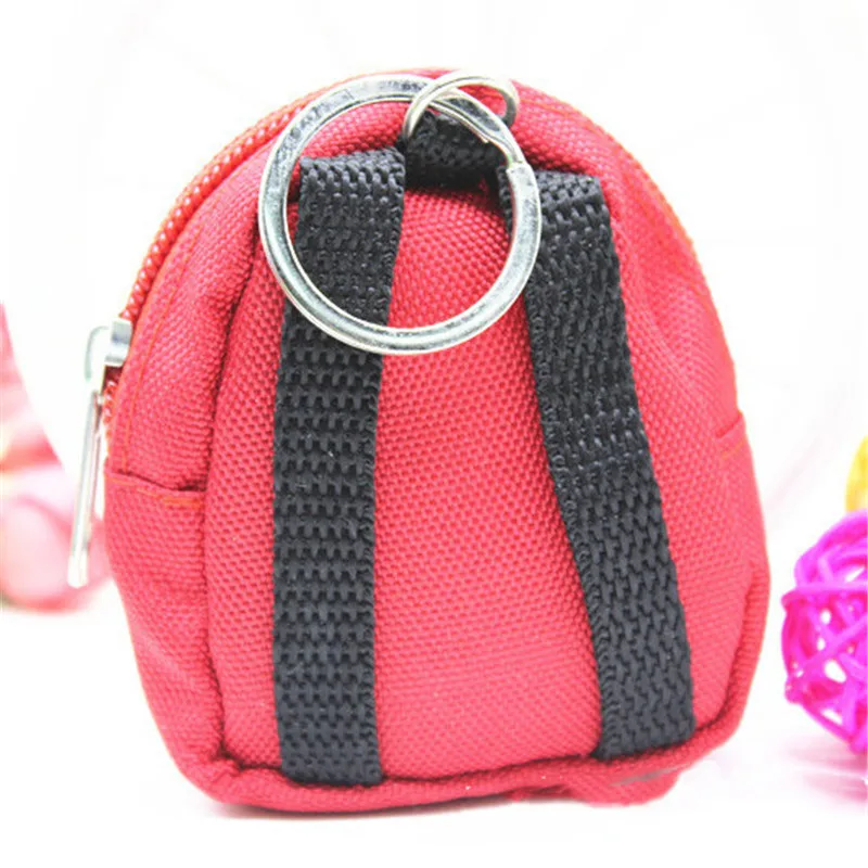 Wholesale High Quality Cheap Price Mini Backpack Shaped Coin Purse Keychain Bag For Women