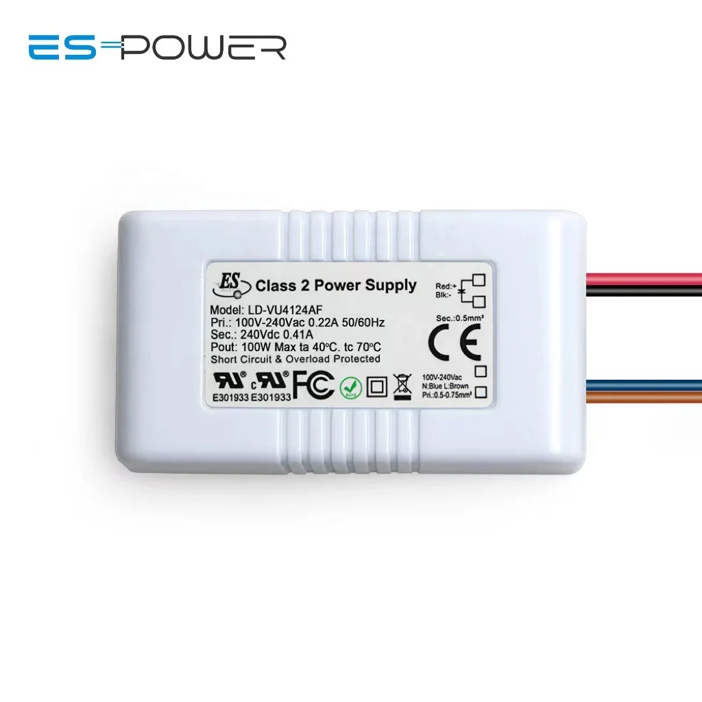 Es Ce Cul Ul Fcc 3W 250mA 12V AC-DC Constant Voltage Class 2 Power Supply Unit LED Driver