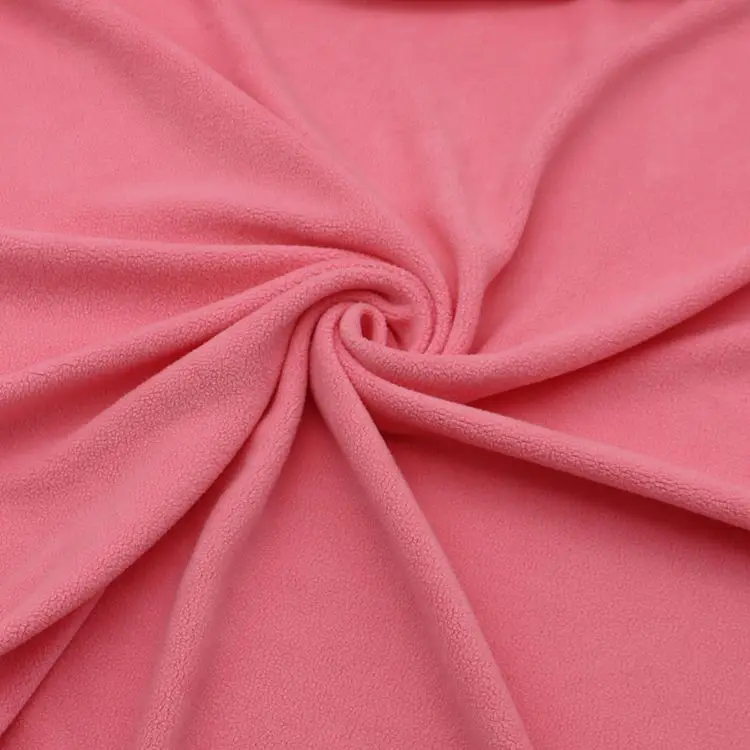 Зимний теплый микро флис 230 г 100% полиэстер Матовый полярный флис ткань для спортивной одежды