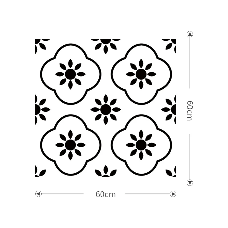 self adhesive parquet floor in size of 30*30  30*60 60*60 with modern design PVC floor tile