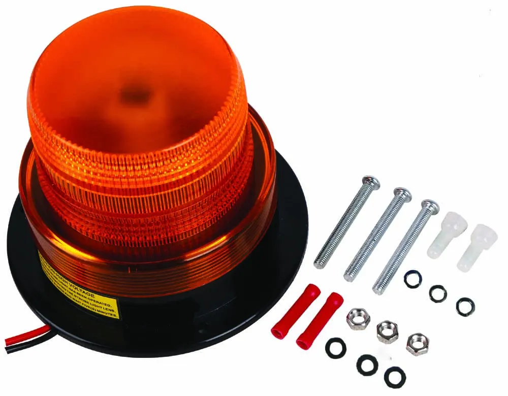 High Quality Hot Sale 5W LED Amber Barricade Warning Light Forklift Light Sightseeing Bus School Bus Bus Flashing Light 10-110V