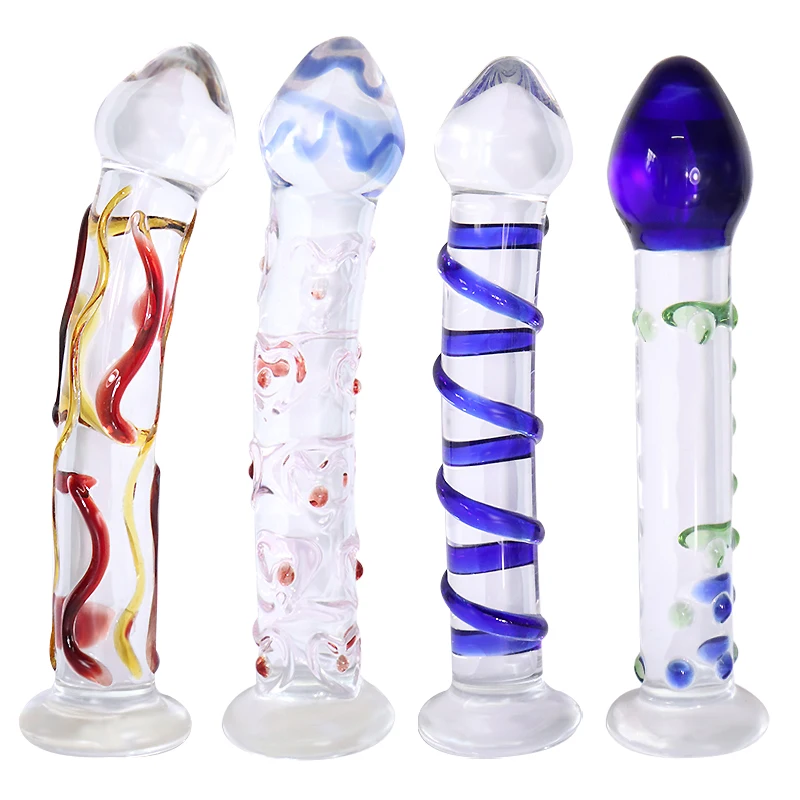 Custom Logo China Supplier Glass Dildo Glass Anal Wand Wholesale Glass Dildo