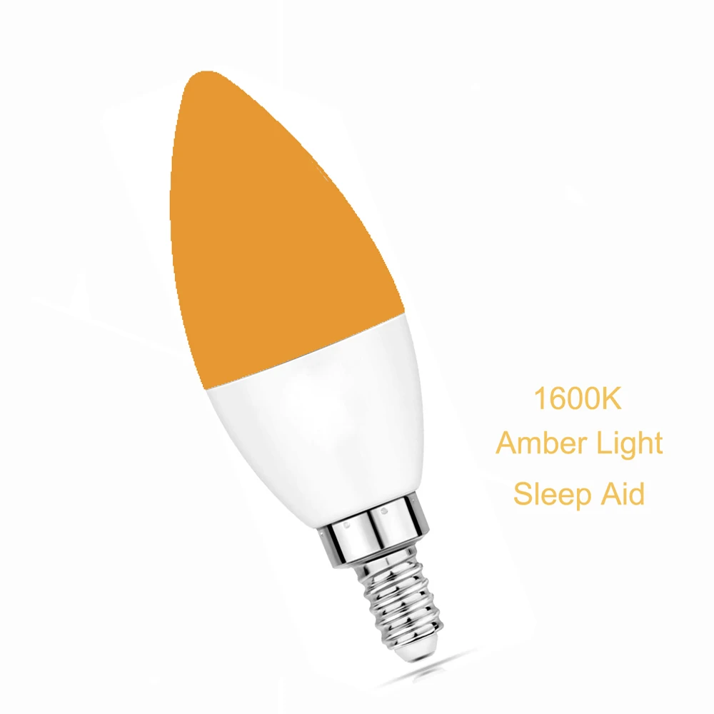 High Quality Cheap Price Remote Controlled E12 E14 3W Indoor LED WIFI Decorative Light Bulb 1600K Electric Led Lamp