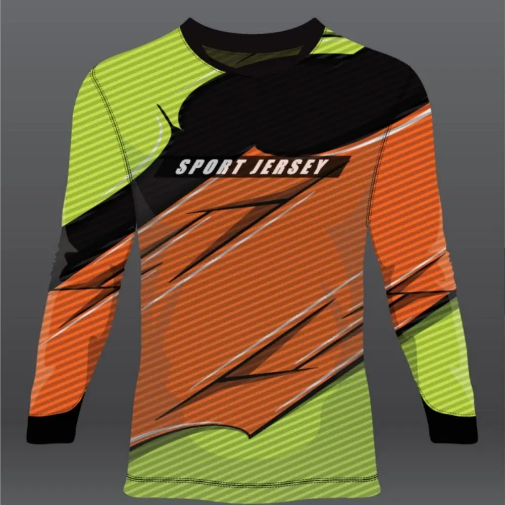 Long Sleeved Off Road Motorcycle Cycling Suit Breathable Quick Drying Racing Suit Mountain Bicycle Speed Reduction Suit