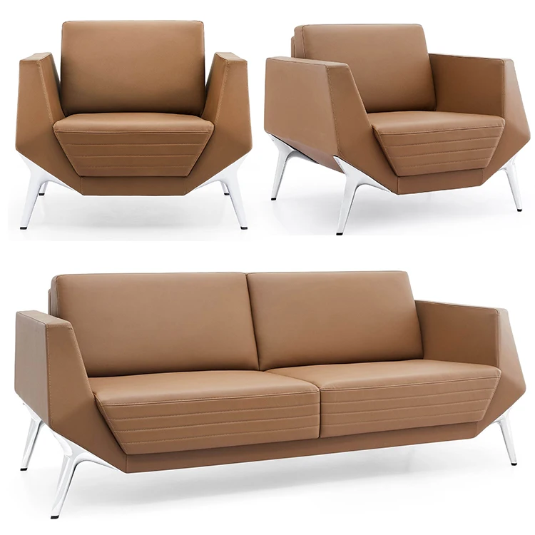 Popular Office Sofa Sofa Sets Synthetic Leather Official New Modern Hot Sell in Dragon Mart Canada Design 1+1+3 + Chinese Style