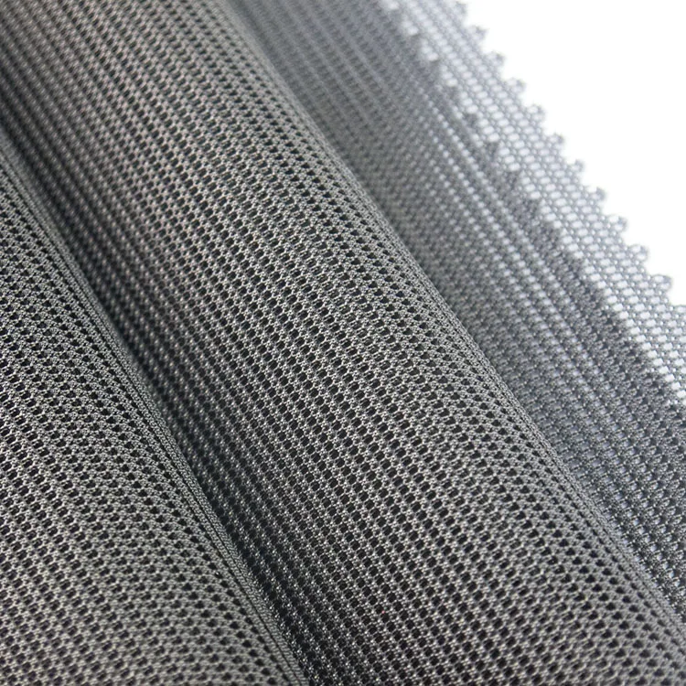 Hollow polyester 240gsm spandex Jacquard upholstery sofa mesh fabric