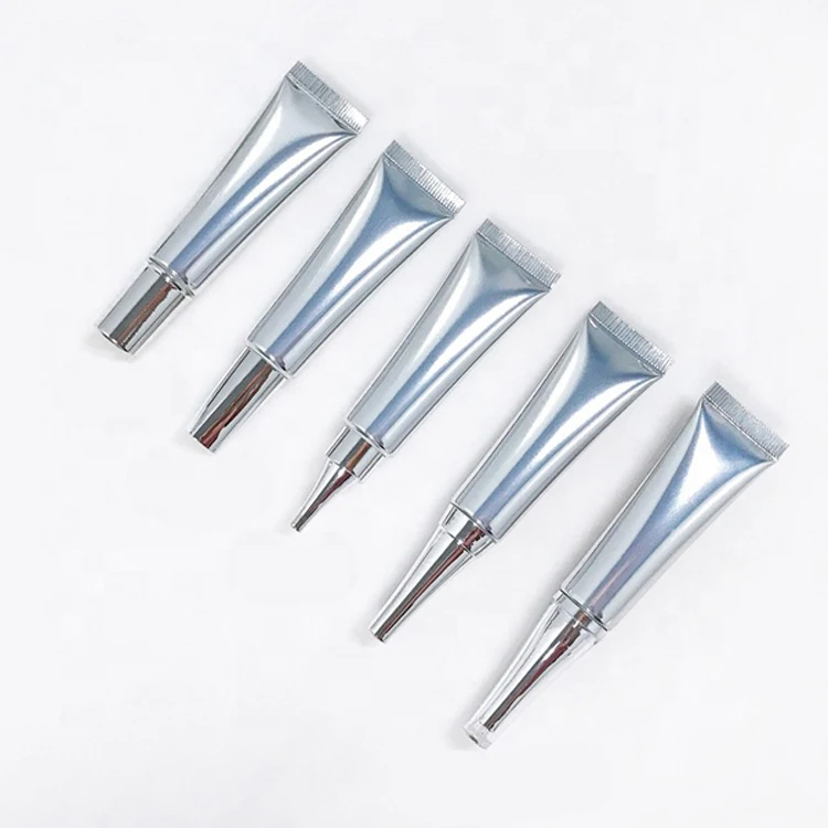 
15ml silvery Empty Squeeze tube Eye cream Cosmetic tubes Cream 15g Packaging Makeup Body Lotion Travel Container plastic tubes 