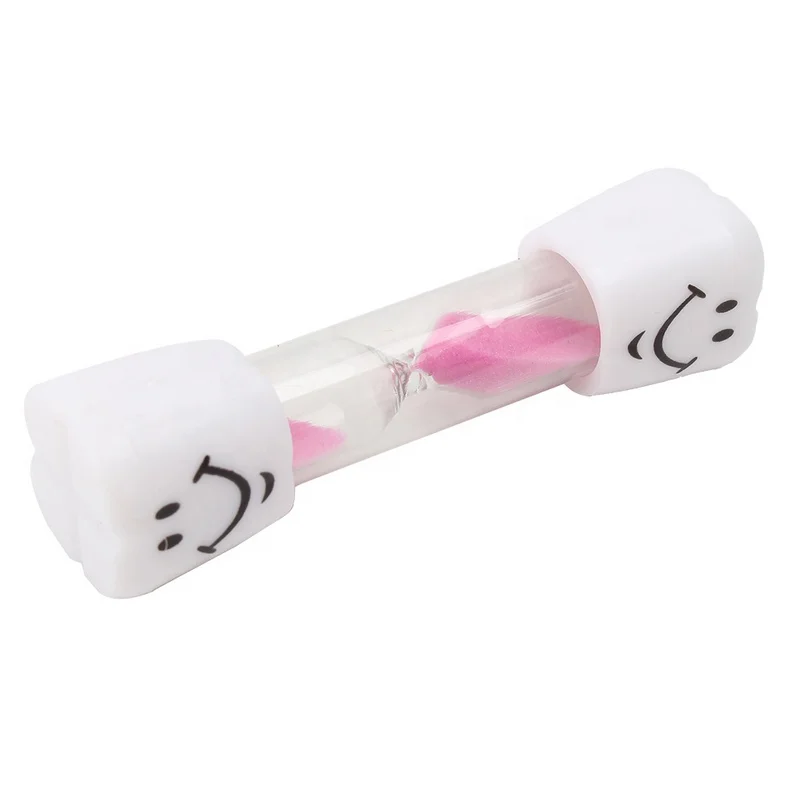 Зубная щетка с мультяшным смайликом таймер для яиц детские часы 3 минуты ANI-014