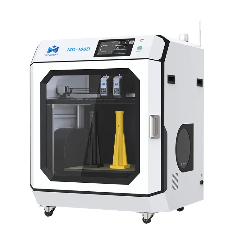 MD-400D скорость специальная цена 2 цвета 400*400*400 мм промышленный 3d принтер с klipper