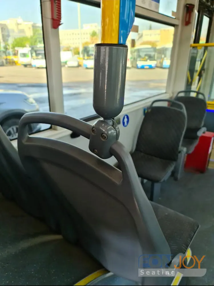 Die-casting Aluminum Alloy heavy duty suction cup holder for city bus interior handrail fixing