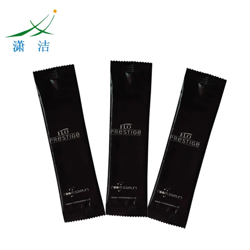 
Biodegradable single wet wipes for cleaning hands 