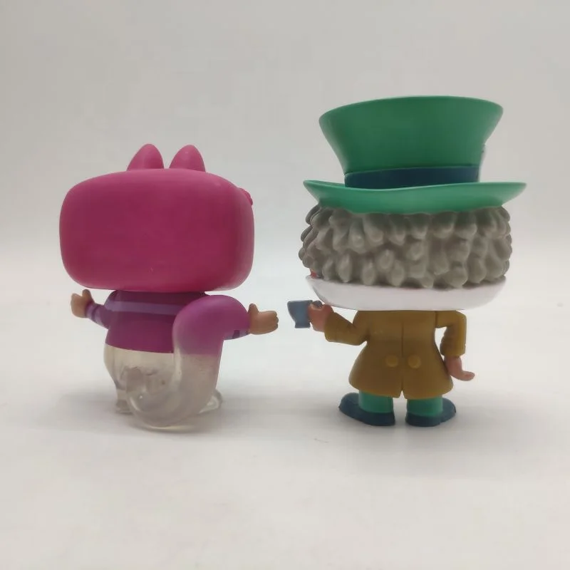 Funko Pop 35# CHESHIRE CAT 36# MAD HATTE Action Figure Toys Vinyl Figurine Collection Model Doll Gift Desktop Ornament Wholesale