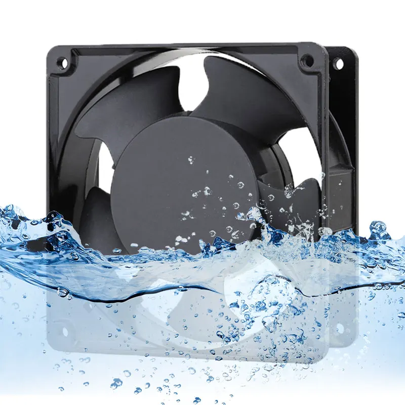 Original Factory High Rpm 120x120x38mm Waterproof Dc 12v 24v Aluminium Electric Cooling Brushless Fan