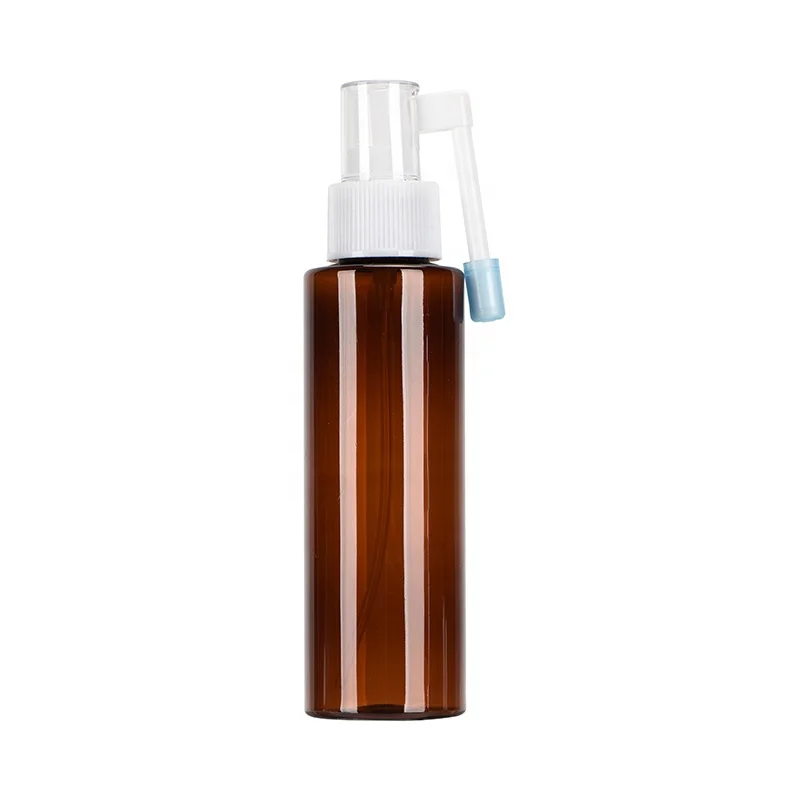 50ml high quality plastic medical spray bottle long spray nozzle oral mouth nasal sprayer bottle