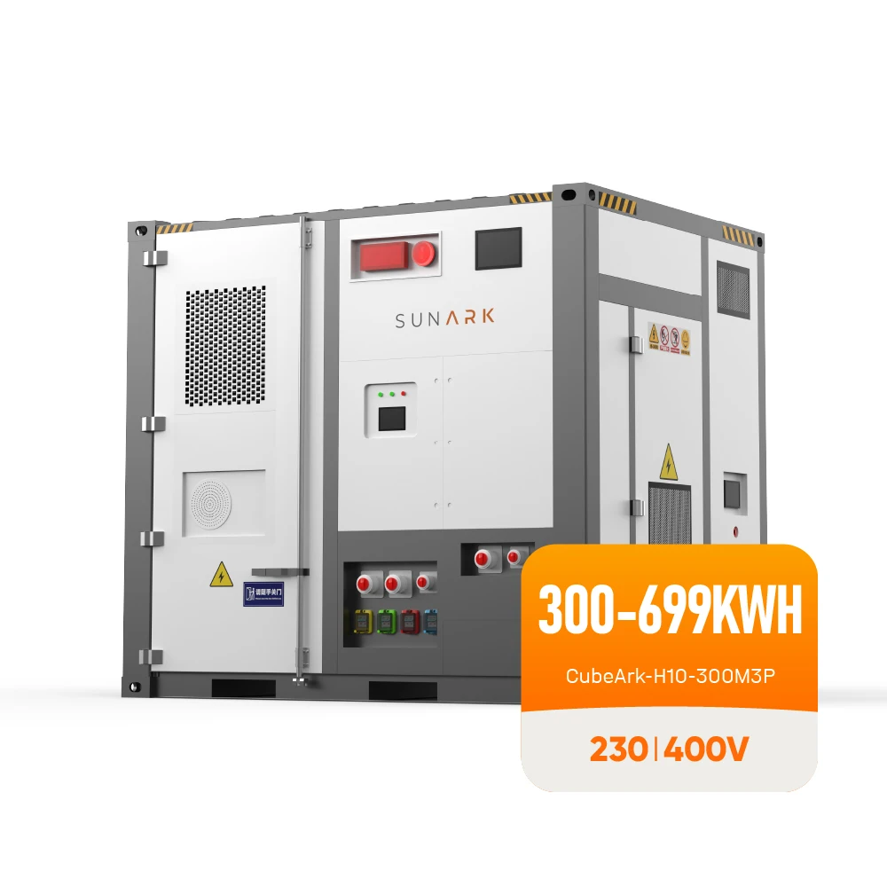 Контейнерные батареи Sunark система хранения энергии 300Kwh 400Kwh 500Kwh жидкостного охлаждения на открытом воздухе