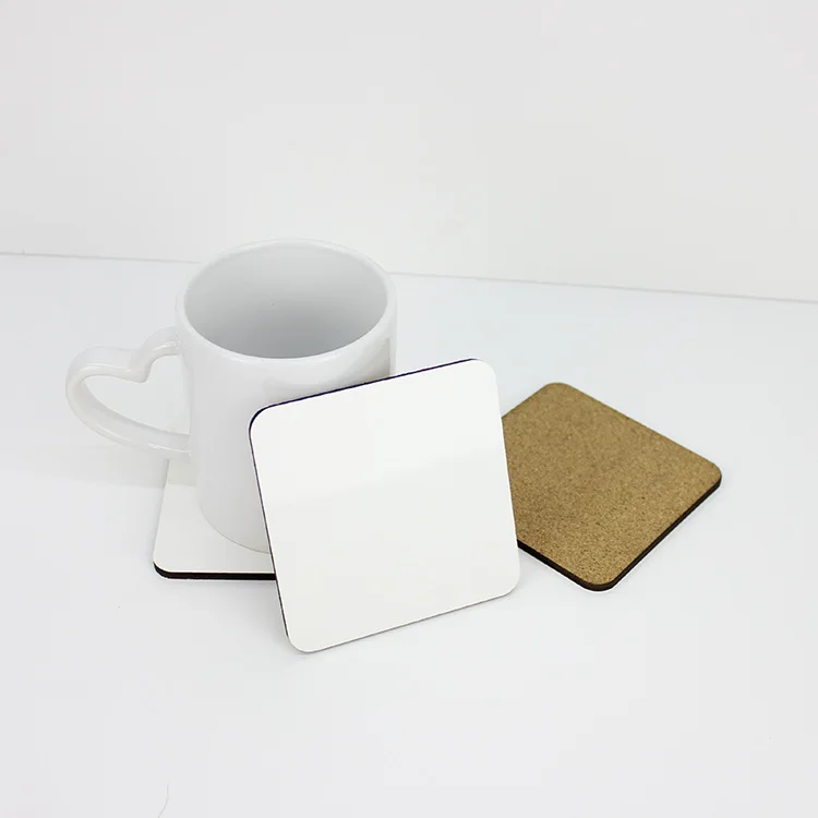 MDF Coaster Placemat Table Cozy Stylish Home Wedding Tea Car Bar Bulk Sublimation Composed Silicone Slate Wood Glass Bamboo Felt
