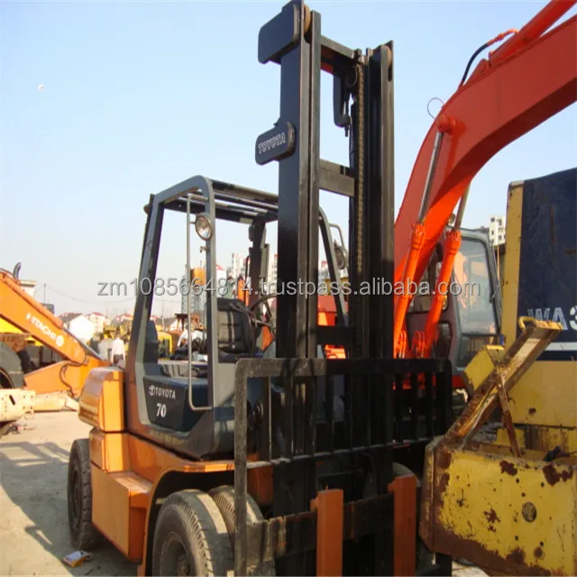 Подержанный вилочный погрузчик toyota, 7 тонн, дизельный вилочный погрузчик toyota fd70, 8 тонн, 10 тонн, 5 тонн, для продажи, Япония