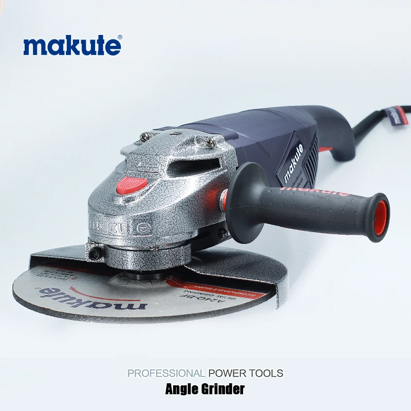 china makute power tool 9inch 230m 2400w  AG026 high quality 801 electric angle grinder with soft-start